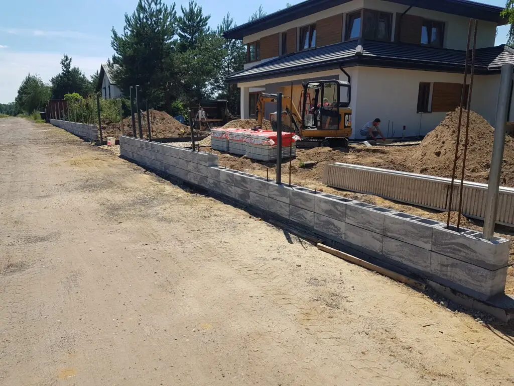 Ogrodzenie bloczkowe w Gliwicach