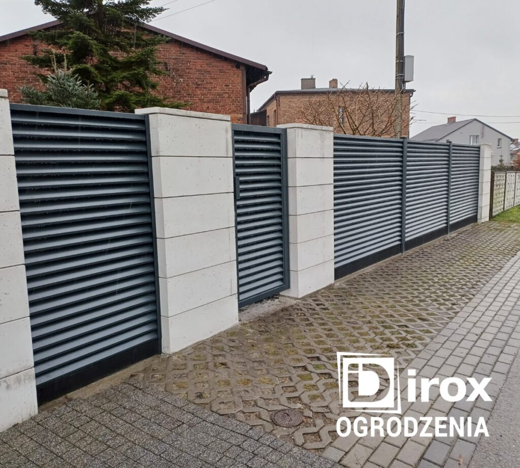 Ogrodzenie z bloczków