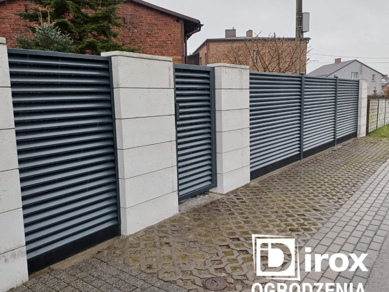 Ogrodzenie z bloczków